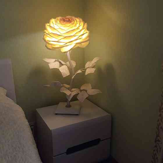 Міні-торшер_Троянда шампань Дніпро