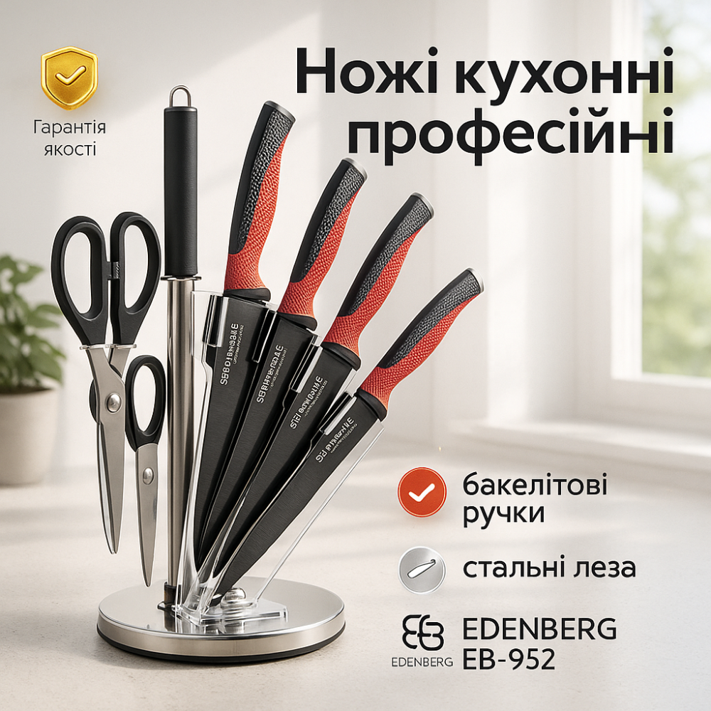 Набор ножей для поваров, Кухонный нож универсальный, Ножи кухонные профессиональные SV-16 Львов - изображение 11