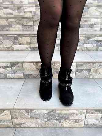 SOTHBY'S Черевики жіночі Sothby 's Б-5502/2 чорні (весна-осінь, замша натуральна) (2921) 37р.38 Коломыя