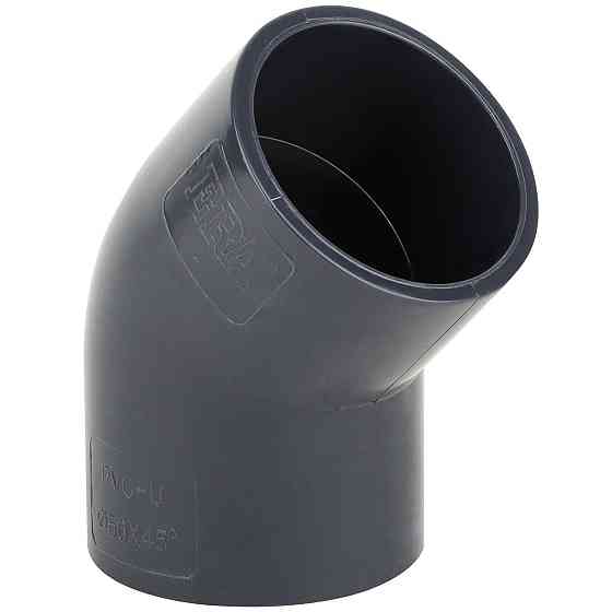 Коліно ПВХ Era USE0190 45° d90 мм під клей Київ