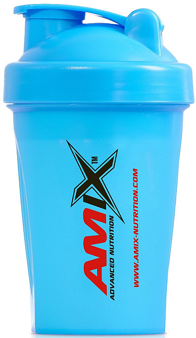 Шейкер Amix Nutrition Shaker Mini 400ml Neon Blue Луцьк - фото 1