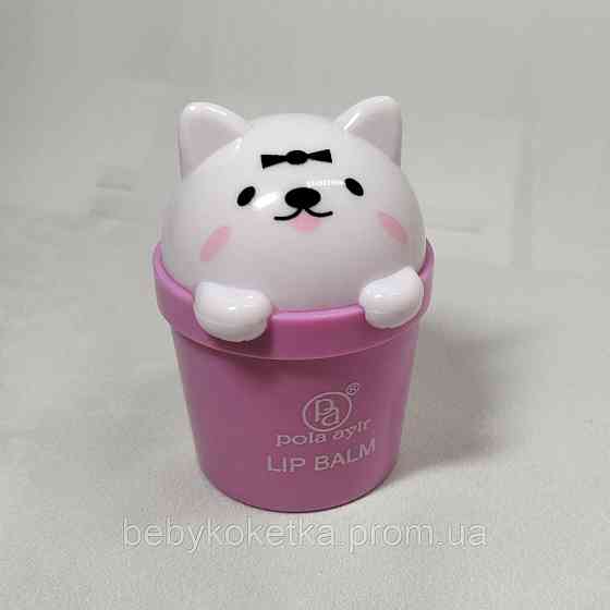 Дитячий бальзам для губ зволожувальний Magic Your Life Lip Balm Котик у ведерці Львів