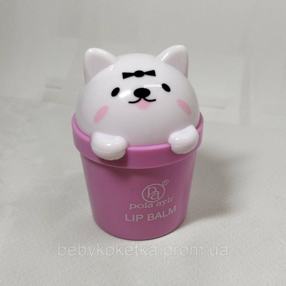 Дитячий бальзам для губ зволожувальний Magic Your Life Lip Balm Котик у ведерці Львів - фото 1