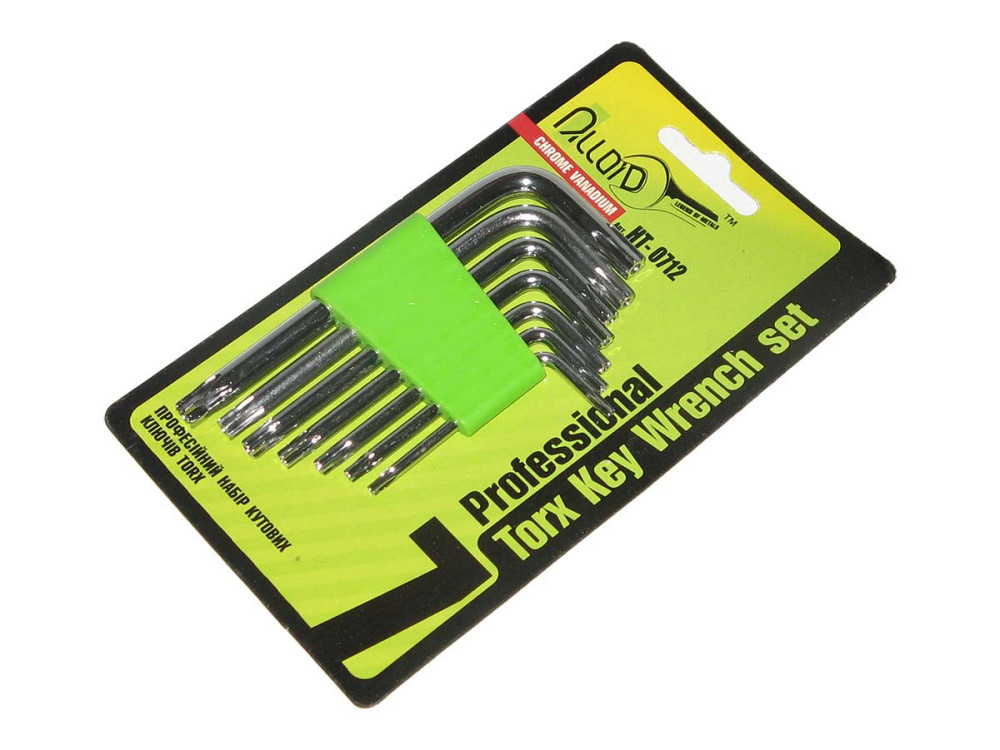 Набор звездочек TORX с секретом 7пр HT-0712 Alloid T10-T40 (наб.) Винница - изображение 1