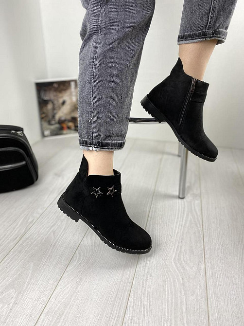 Жіночі черевики Avelina чорні еко-замша 36р. (A7025-41) Коломыя - изображение 6