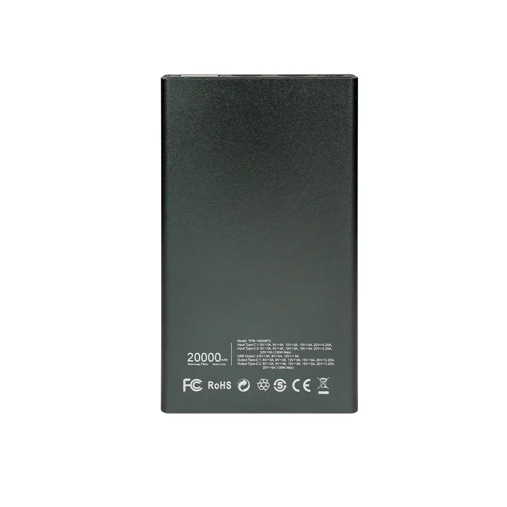 Повербанк 20000 mAh Power Bank Trinix TPB-10020PD Grey 100W (43-00074) Киев - изображение 6