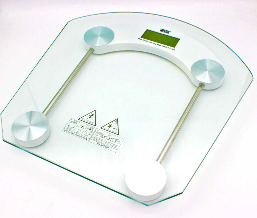 Ваги підлогові прозорі до 180 кг 2003B / квадратні Дніпро - фото 3