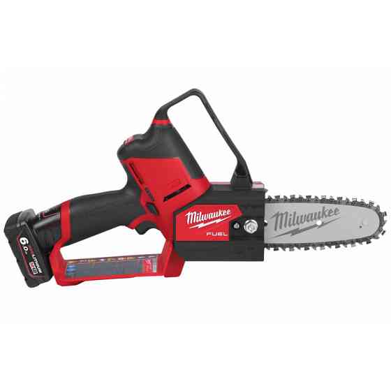 Пила ланцюгова акумуляторна шина 15 см MILWAUKEE M12 FUEL FHS-602X (+ заряд.пристрій, 2 акум., HD кейс) Одеса