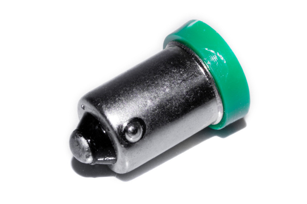 Светодиодная лампа AllLight T 8.5 1 диод 5050 BA9S 12V 0.45W GREEN Харьков - изображение 2