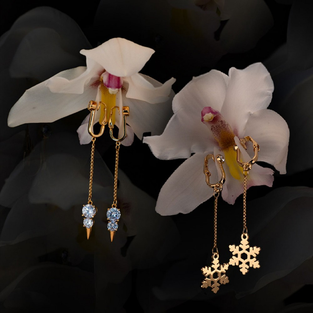 Украшения для клитора и половых губ non-pierced clitoral jewelry dangle with snowflake UPKO Sex Aura Киев - изображение 4