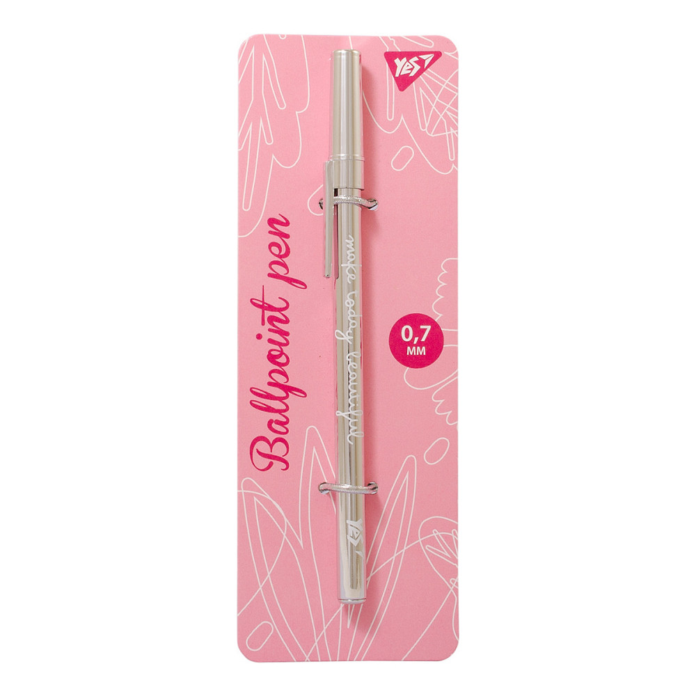 Ручка кулькова "Yes" 411955 "Happy pen", рож., 1шт/уп, шт Київ - фото 1