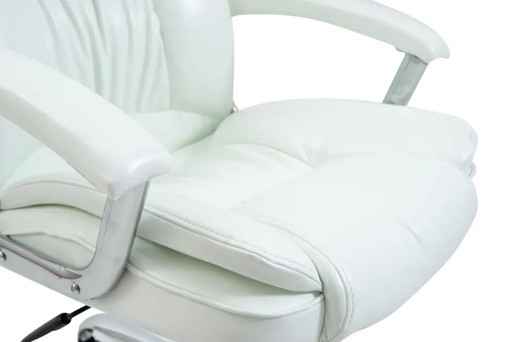 Офисное Кресло Руководителя Richman California Lucky White Хром М1 Tilt Белый Киев - изображение 4