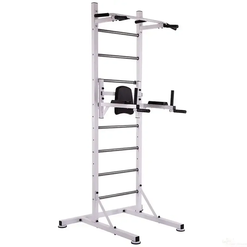 Металлическая шведская стенка спортивная напольная передвижная для взрослых и детей в квартиру дом белая Каменское - изображение 3