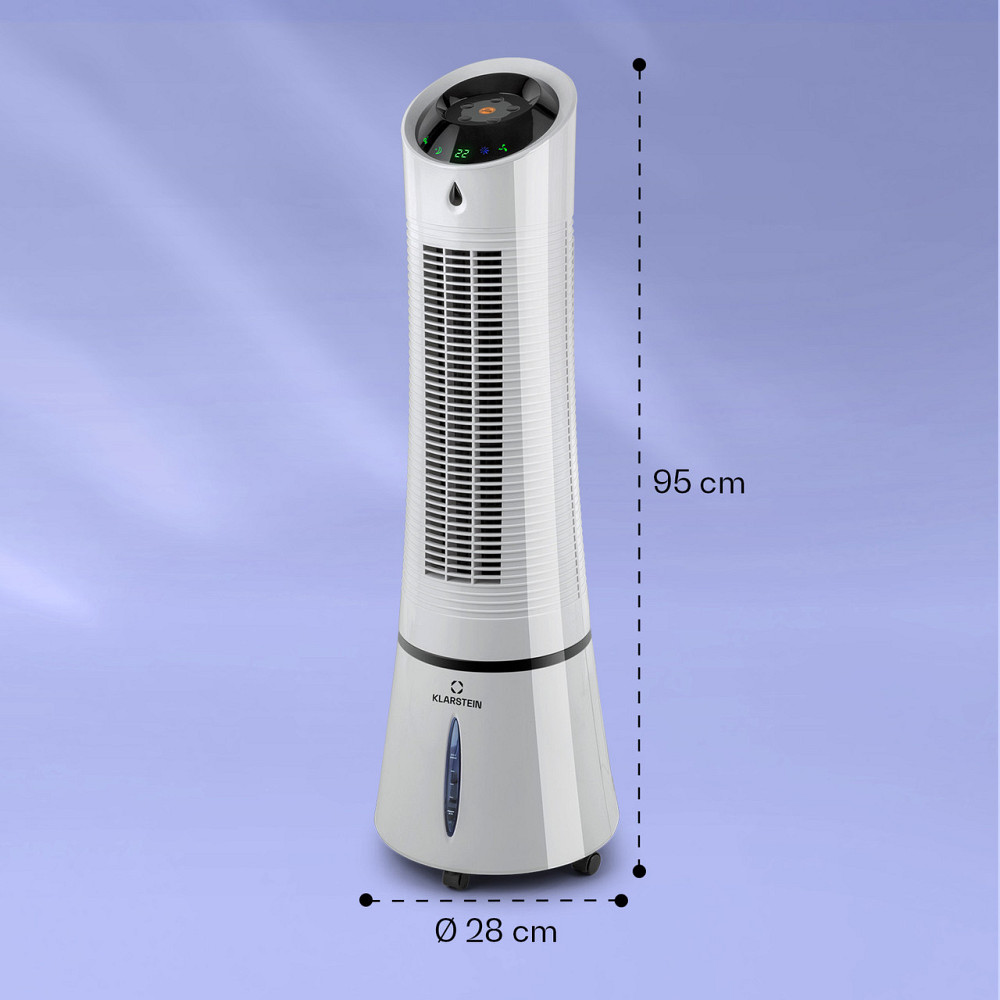 Skyscraper Ice Smart 4-в-1 Воздушный охладитель и вентилятор WiFi 210 м³/ч Дистанционное управление Серый Ровно - изображение 7