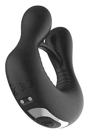 Кільце ерекційне для пеніса з вібрацією Dream Toys чорне Sex Aura Київ
