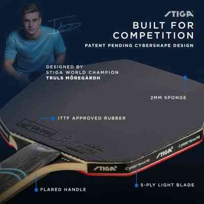 Ракетка для настольного тенниса Stiga Cybershape Future 3 Star FL (1213-0304-35) (931284) Винница