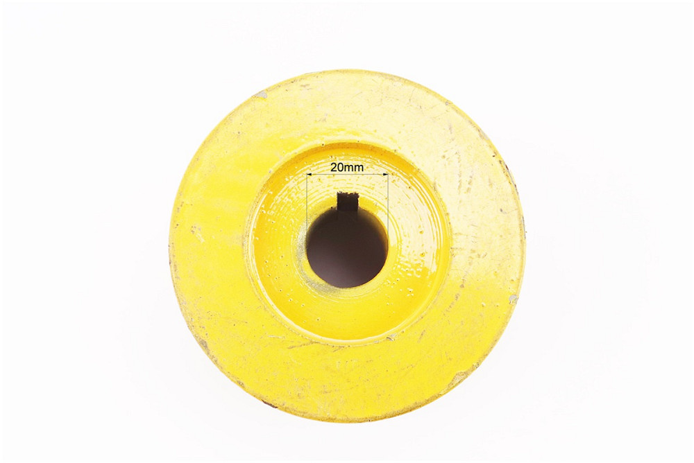 Шків під колінвал d-20mm (D-85mm, 3-х пазний, два пази під ремінь SPB один під SPA, метал) 168F/170F Киев - изображение 4