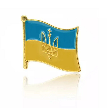 Прапор України значок на одяг Київ - фото 1