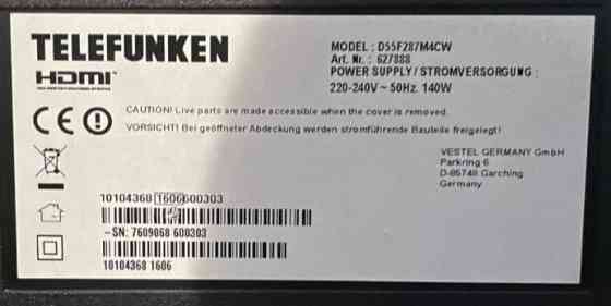 Телевизор: Telefunken , 55