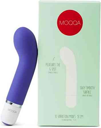 Міні-силіконовий вібратор G-spot Vibrator 10 Vibration MOQQA DIVE синій з Німеччини Дніпро