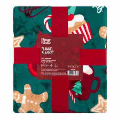 Плед Ardesto Christmas Flannel 100% полиэстер, рождественские вкусности 160х200 см (ART0122PB) Винница