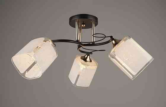 SIRIUS Люстра стельова Sirius B N3840/3 BK+FGD Коломыя