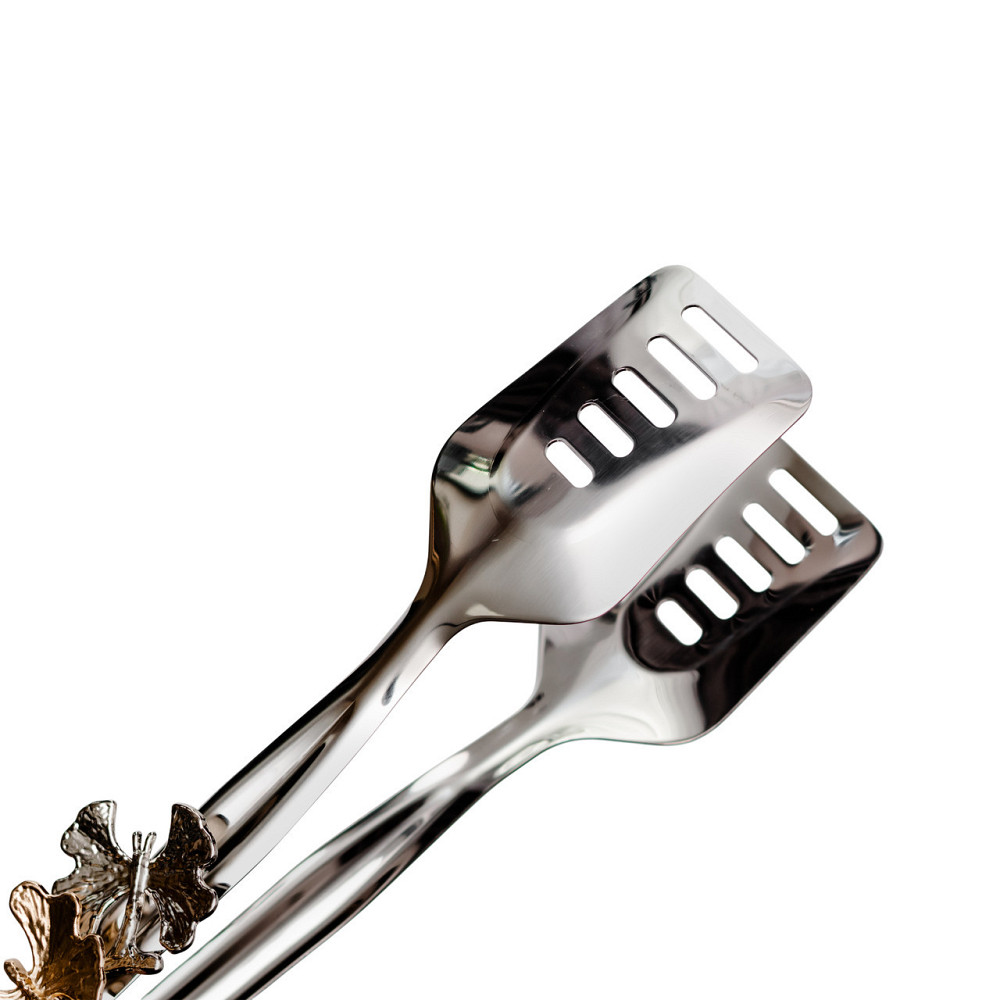 Щипцы кухонные металлические 29×5 (см) кулинарные щипцы для мяса, рыбы, гриля поварские щипцы для Серебристый HP-8-63 Киев - изображение 3
