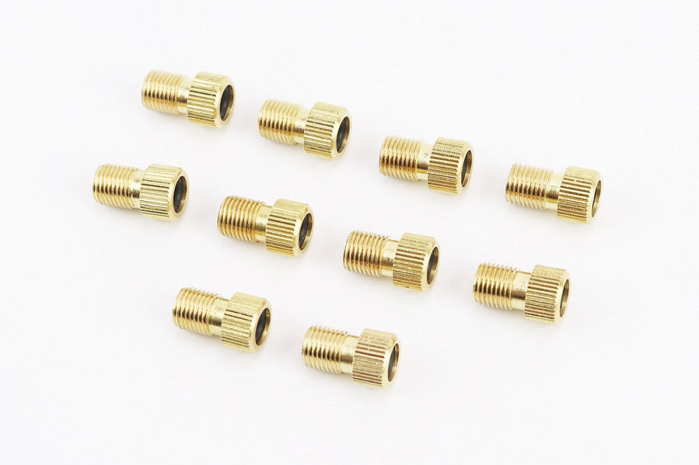 Перехідник шланга насоса з резинкою (золотник Schrader AV-Presta FV) 10шт к-кт Київ - фото 1