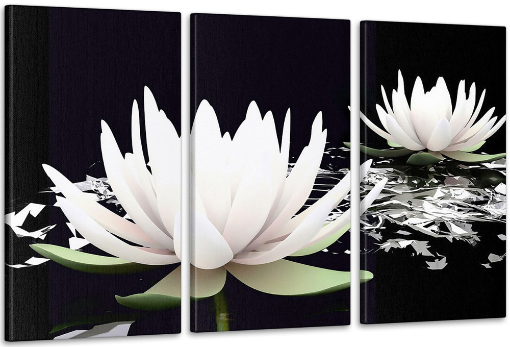 Модульная картина Цветы Лилия Art-8_3А 70x130 см Киев - изображение 1