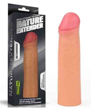 Насадка на член - Revolutionary Silicone Nature Extender Add 2" Flesh Sex Aura Київ