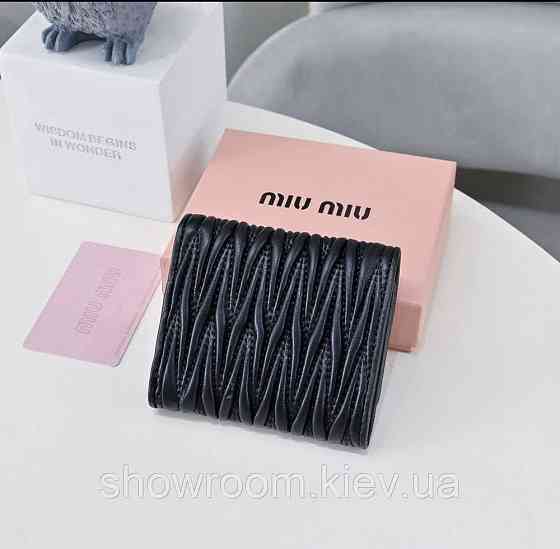 Жіночий невеликий зручний гаманець Miu (2510) чорний Київ
