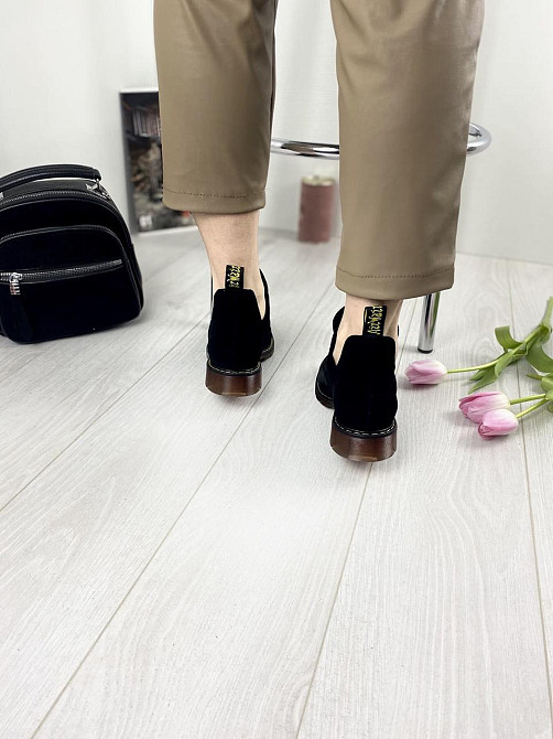 Sothby 's Туфлі жіночі Sothby 's M-373 чорні (весна-осінь, замша натуральна) (3146) Коломия - фото 2