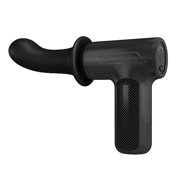 Вибромассажер пистолет Dj Doctor Massage Gun черный, 12.1 х 3.8 см Sex Aura Киев