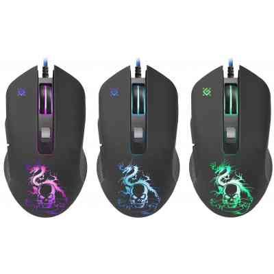 Мишка Defender Sky Dragon GM-090L Black (52090) Вінниця