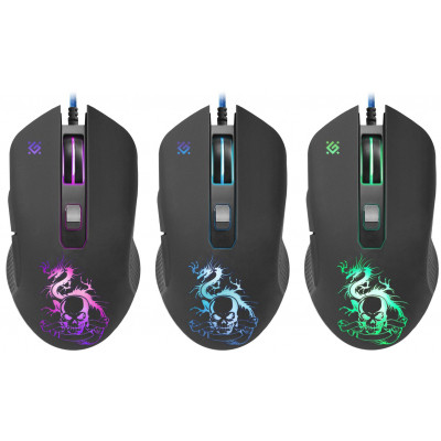 Мишка Defender Sky Dragon GM-090L Black (52090) Вінниця - фото 5