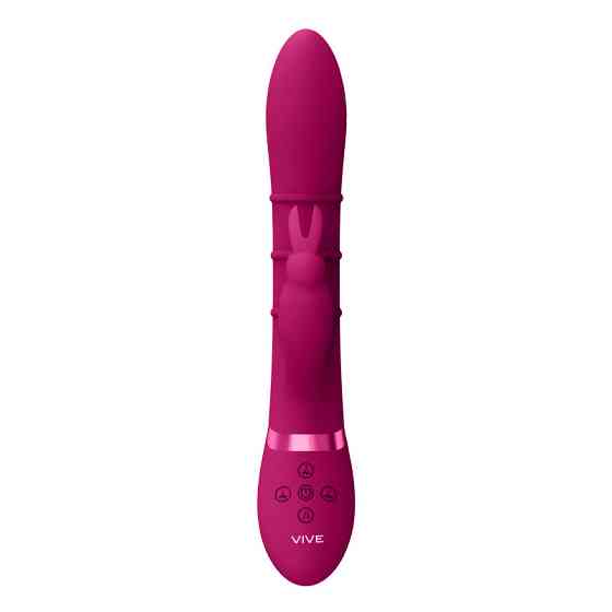 Вибратор-кролик Sora для точек G, U и клитора розовый Vive (Нидерланды) Sex Aura Киев