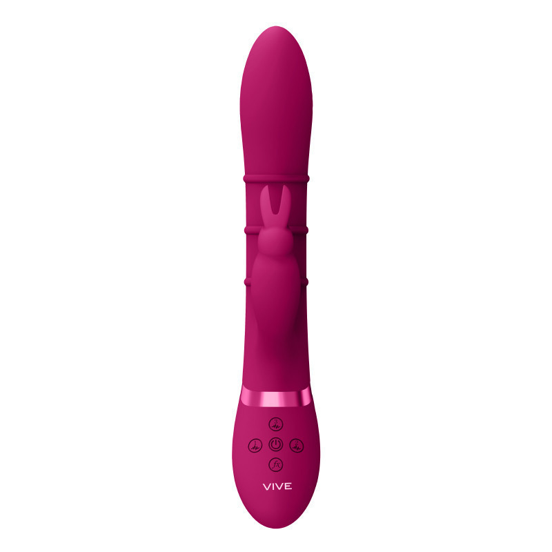 Вибратор-кролик Sora для точек G, U и клитора розовый Vive (Нидерланды) Sex Aura Киев - изображение 4