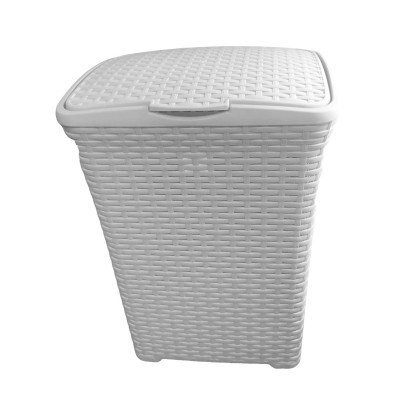 Корзина для белья Консенсус Ротанг Белая 50 л (Консенсус/білий 50 л) Винница - изображение 1