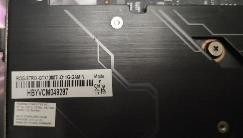 Відеокарта: ASUS GTX 1080Ti, STRIX 11 GB GDDR5X. Київ - фото 4