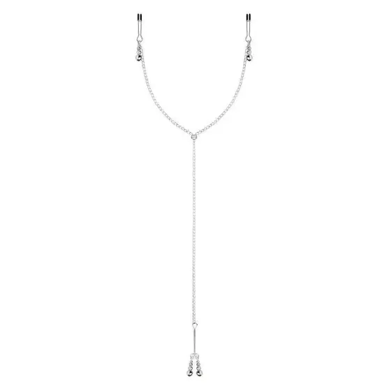 Затискачі для сосків та клітора Bedroom Fantasies: Nipple and Clitoris Clamps - Silver Львів