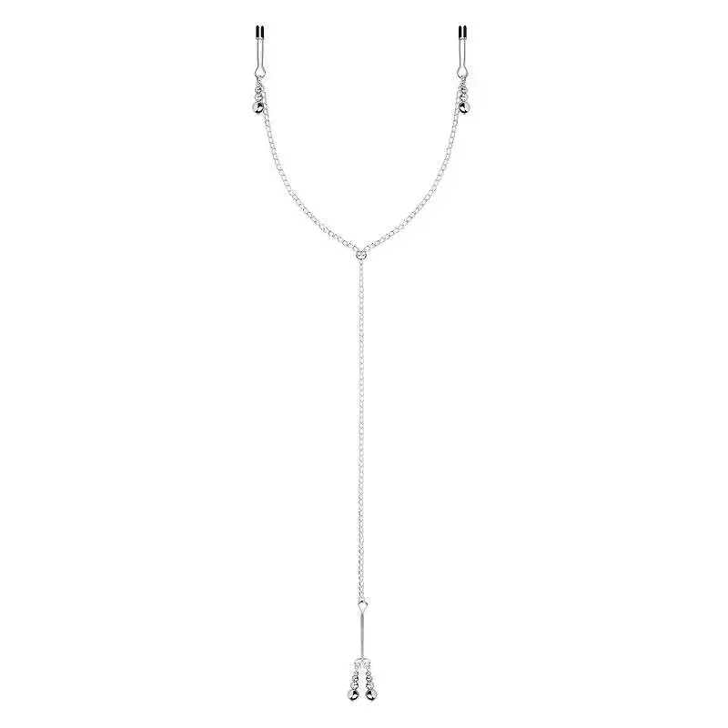 Затискачі для сосків та клітора Bedroom Fantasies: Nipple and Clitoris Clamps - Silver Львів - фото 3