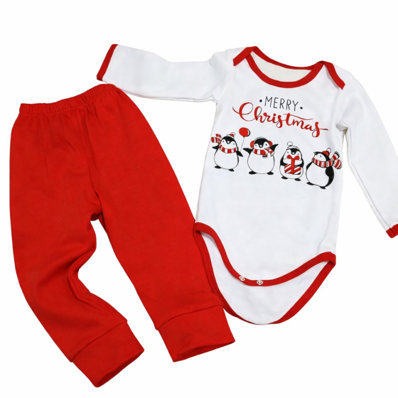 Костюм новорічний с шапочкой Merry Christmas  9мес 74см Київ