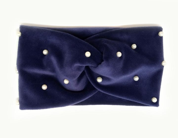 Пов'язка для дівчинки оригінальна синя Київ - фото 1