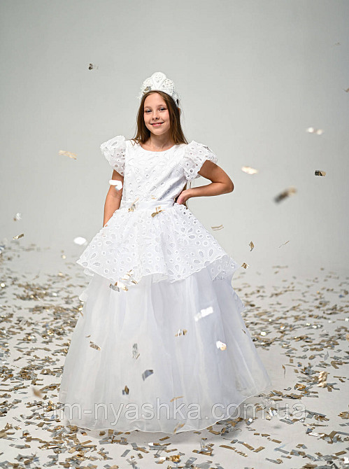 Довга біла сукня 140-150 Кривий Ріг - фото 4