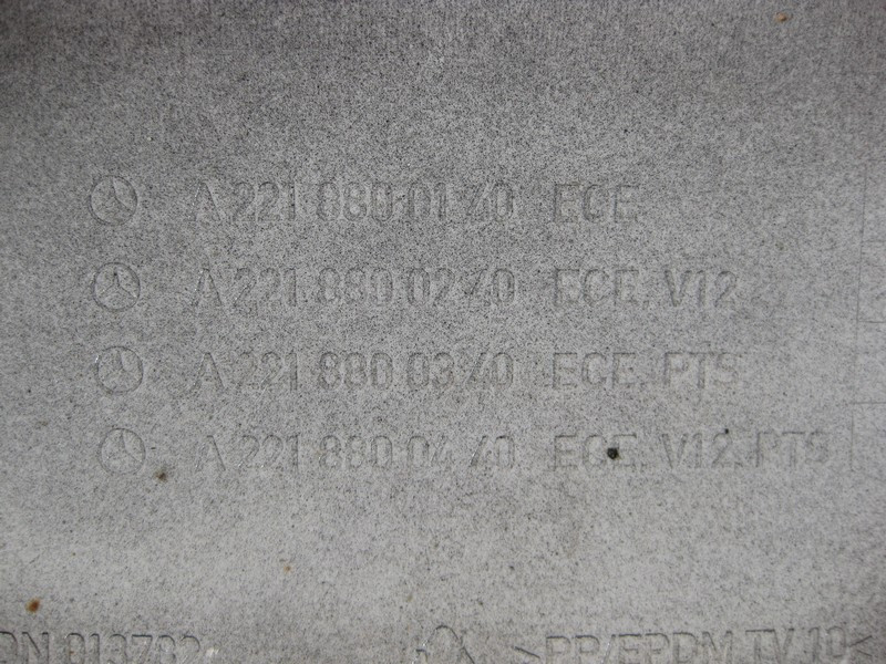 Mercedes-Benz  A2218800340 Бампер задній S-Class W221 до рестайлу чорний 197U зверху тріщина Одеса - фото 3