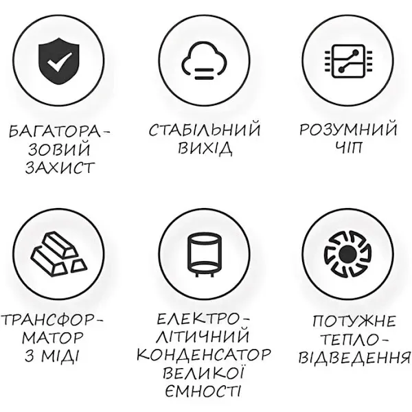 Адаптер / Блок живлення 12V 25A METAL Long подовжена конструкція, для автоелектроніки, охоронних систем Одеса - фото 5