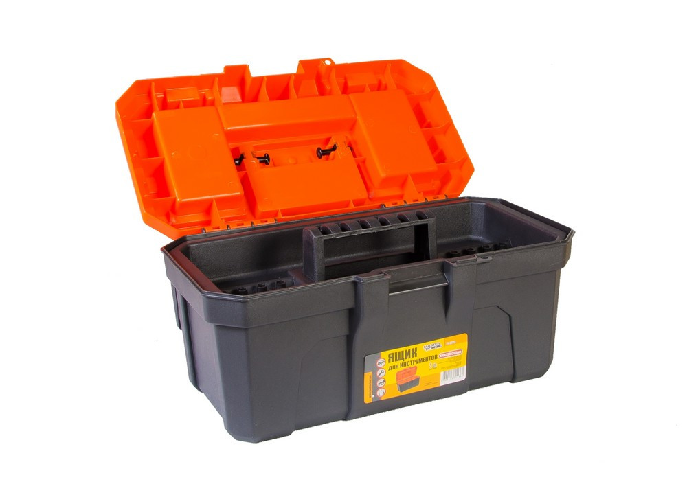 MASTERTOOL Скриня для інструментів MASTERTOOL з пластиковими замками 16" 410х230х205 мм 79-6026 Київ - фото 4