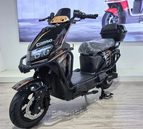 Электроскутер CORSO Bullet 2500W-72Вт-40Ah LteFo4 шины 90-90/10