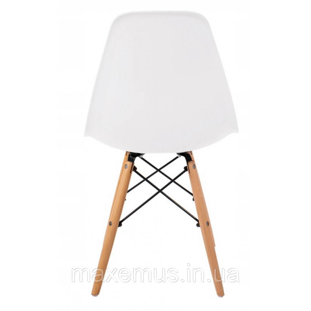 Крісло кухонне для дому та кафе В-173 обідній стілець зі спинкою сучасний стілець для кухні білий Мостиська - фото 3