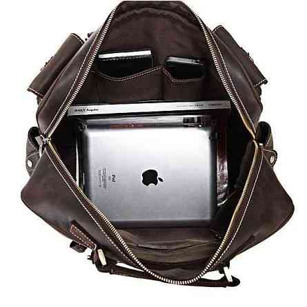 Сумка мужская Vintage 14757 в винтажном стиле Коричневая Киев